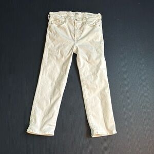 Edwin Bree Crop, 29, white crop jeans, Excellent Condition
